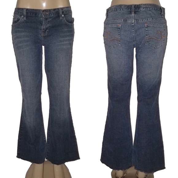 Calvin Klein Jeans Denim - Calvin Klein Ultra Low Flare Washed Denim Jeans 30
